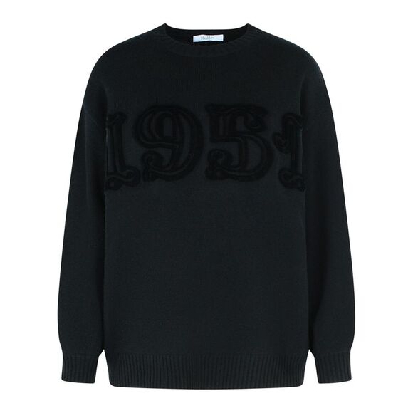 Max Mara Black Wool And Cashmere Sweater Women